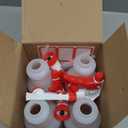 Uineko Plastic Spray Bottle (4 Pack, 24 Oz, All-Purpose) Heavy Duty Spraying Bottles Leak Proof Mist Empty Water Bottle for Cleaning Solution Planting Pet with Adjustable Nozzle and Measurements