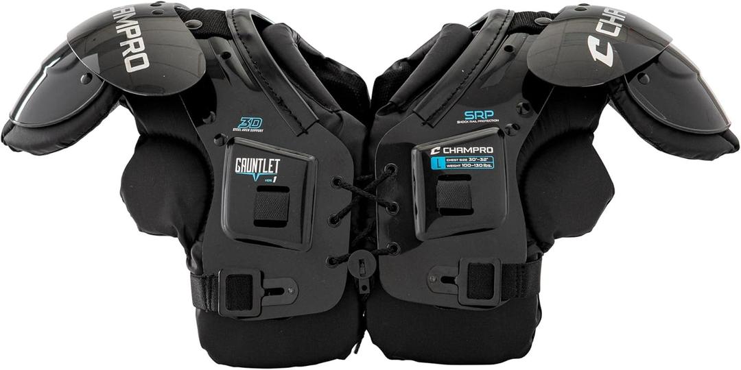 CHAMPRO Gauntlet I Youth Shoulder Pads, Size 2XL