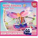 SMILESSKIDDO 100+ Girls Science Kit for Kids Ages 5 6 7 8 10 | STEM Toys for Girl | Birthday Gift Ideas for 5+ Year Old Girls | Learning & Educational Projects with Fun Experiments (8018E)