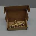 HEAVY DUTY Brass 4 Way Faucet Splitter, 4 Port Manifold, 4-Way Garden Hose Splitter, 3/4" Heavy-Duty Spigot Adapter with Ergonomic Solid Brass Shutoff Levers, Individual Shutoff Valves, Leak-Resistant