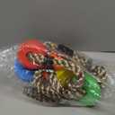 Rainbow Craft Colorful Climbing Rope  6.5ft with 5 Knotted Foot  Kids Ninja Rope for Ninja Warrior Slackline Obstacle Course Accessories Kids Swing Set Backyard Play