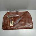 Floto Luggage Venezia Grande Duffle Bag Vecchio Brown 13inch h x 20inch l