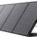 GROWATT 200W Portable Solar Panel for Power Station, 24V Foldable Solar Charger with Adjustable Kickstands, Universal Connector, Water & Dustproof for Outdoor Camping RV Off Grid System