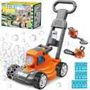 Bubble Lawn Mower for Kids, 3in1 Bubble Machine Blower with 10 Bubble Solution, Outdoor Push Toys for Toddlers Ages 38, Birthday Easter Summer Gift for Boys Girls 3 4 5 6 7 8 Year Old