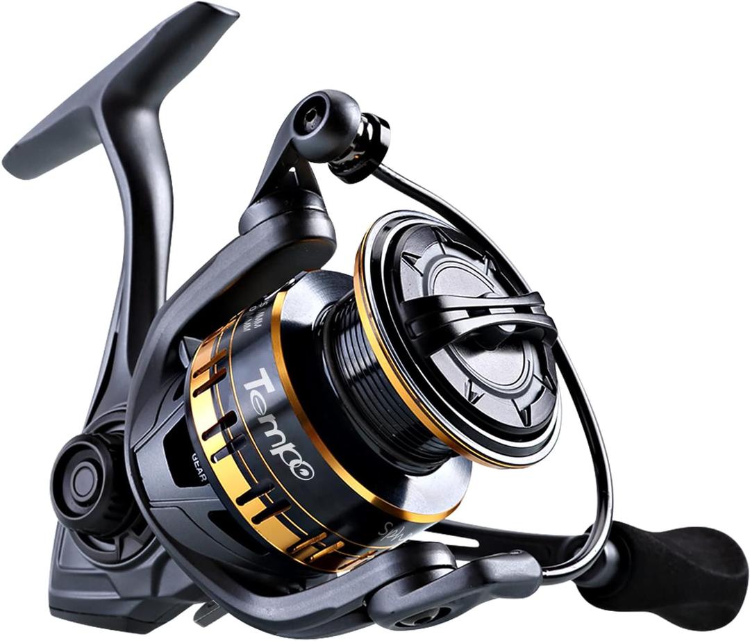Tempo Sphera Spinning Reel, Ultralight Fishing Reels with 9+1 BB, Carbon Fiber 38.6 LBs Max Drag, Super Smooth Spinning Fishing Reel with 5.2:1/6.2:1 High Speed Gear Ratio