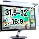 VINTEZ Blue Light Screen Protector for 31.5, 32 Inch Computer Monitor and Laptop Anti-UV Blue Light Blocking Film for Desktop PC, Eye Protection Filter, 28.2" x 16.5", 1 Pack