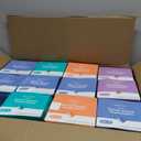 Amazon Basics Facial Tissue with Lotion, 2-Ply, 1350 Count (18 Packs of 75),