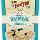 Bob's Red Mill Classic Oatmeal Packets, 8 packets (Pack of 1) - Non GMO, Gluten Free, Whole Grain, Vegan, Kosher (EXP 01/22/26)