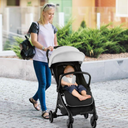 BC10130GR One-Hand Folding Portable Lightweight Baby Stroller with Aluminum Frame, Gray