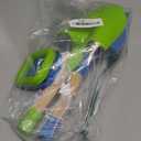 Dilabnba Beach Sand Toys Shovels for Kids Adults, 16inch/40cm Toddler Garden Beach Sand Spade Shovels for Digging Snow, Plastic Garden Sandbox Toy Set with Long Wooden Handled(2PCS) (Blue)