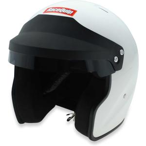 RaceQuip OF25 Open Face Racing Helmet (White, XL)