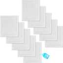 10 Pack Replacement Pads Compatible with Baseboard Buddy Cleaner Tool - Microfiber Reusable Cleaning Pads for Wet & Dry Use (Cleaner Tool NOT Included)