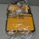 Wider Rugged Backpack Organizer Insert for Men Women Travel Work - 19 Pockets, Padded Nylon, Handle - Large,Yellow