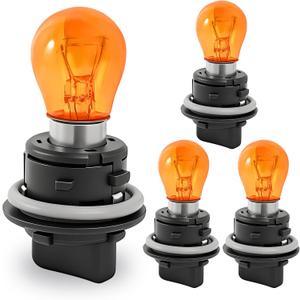 4Pcs 92166-3K000 Front Turn Signal Lamp Socket with Bulbs Compatible with 2012-2019 Kia Soul Sportage Forte, 2014-2017 Hyundai Sonata Elantra, Automotive Headlight Turn Signal Lamp Holder with Bulbs