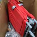 Radio Flyer 3 in 1 EZ Fold Stroller Wagon with Canopy and Adjustable Handle, Red