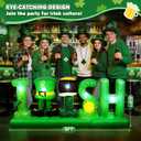 8FT St Patricks Day Inflatables Decorations, Built-in LED Lights Inflatable Irish Letters with Shamrock & Gold Coin Pot & Gold Coins Outdoor St Patricks Day Holiday Lawn Yard Garden Patio Dcor (8FT)