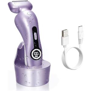 Electric Shaver for Women,Body Hair Trimmer, Wet & Dry Razor for Legs Bikini Trimmer