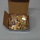 Urban Deco 16 Pieces Table Card Holder Place Card Holders 1.7 inches Gold Steel Card Holders for Photos, Food Signs, Memo Notes, Weddings, Restaurants, Birthdays. (Gold)