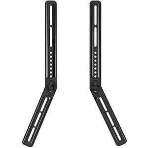 Universal Sound Bar Mounts Fits Most 23 to 65 Inch TVs Soundbar TV Mount Bracket Above or Under TV, up to 22 lbs SBR302