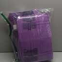 YIHOUSE Memory Foam Bath Mat Set, Bathroom Rugs Sets 3 Pieces, Non Slip Bath Mats for Bathroom, Super Soft and Water Absorbent Bath Rug Set, Machine Washable U Shape Toilet Rug,Purple