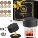 Electric Whiskey Smoker Kit, Handheld Cocktail Smoker with 6 Flavored Wood Chips, Rechargeable Drink Infuser for Bourbon, Scotch, Old Fashioned, Essential Bar Tools, Birthday Gifts for Men, Husband