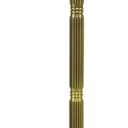 Kingston Brass CC2103 Georgian Pedestal Paper Holder, Antique Brass 21-1/2"