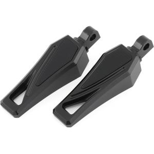 Motorcycle Foot Pegs Phantom Pegs Male Mount Footrest for Harley Dyna Fat Bob Low Rider Touring Road Glide Road King Street Glide Electra Glide Sportster XL 883 Softail Breakout Universal (Black)