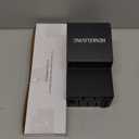 12 Slot Kitchen Knives Block, Natural Wood Knife Holder without Knives Hard Wood Countertop Knife Storage with Built-in Knife Sharpener - Black