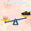 TUOTOM Toddler Tennis Shoes Boys Girls Lightweight Breathable Barefoot Shoes Wide Kids Slip On Sneakers Black 9 Toddler