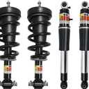 19353951 23487280 Front & Rear Shocks Struts Assembly Compatible with Cadillac Escalade EXT Silverado Tahoe Suburban Compatible with GMC Sierra Yukon XL 1500 2500 2007-2014 580-432 75-02197ON