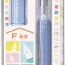 Pilot Fountain Pen Kakuno Family Series Kakuno Papa Clear Blue Fine Point Black Ink FKA-1SR-KPL-F With Kanji LOVE Sticker, 5.15 x 0.59 x 078 in