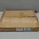 Large Tv Tray Side Table Sofa Tray for Couch Heavy Metal Base Swivel/Adjustable Height, Sofa Bed Bathroom Study TV Tray C Shaped End Table Food Snack Trays for Eating (15.7*19.7 in, Brown)