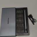 Mini Electric Screwdriver Set, Small Electric Precision Screwdriver with 5 Torque Levels, Max 0.75N.m, 500mAh Battery, 50-in-1 Cordless Power Screwdriver Kit for Laptop, Phone & Electronics Repair