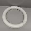 FloraCraft Extruded CraftFM Wreath 1.9 Inch x 13.8 Inch White