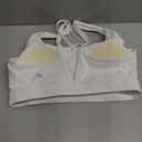 RUNNING GIRL High Impact Sports Bras for Women - Scoop Neck Strappy Sports Bra High Support Moulded Cup Workout Bra (Large)