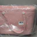 Pink Large EVA Tote, Water Resistant, Sand Resistant Beach Bag for Women