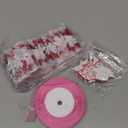 Junkin 24 Set Candy Lei Tubing Graduation Money Lei Making Kit Class of 2026 Hawaiian Congrats Grad Long Ribbons Dessert Filler for Party Graduate Gifts(Red)