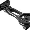 ROCKBROS Bike Computer Mount Adjustable Out-Front Bicycle Computer Mount Aluminum Integrated Cycling Computer Mount Compatible with Garmin, Bryton, Go Pro for Handlebar Clamp Diameter up to 4 cm