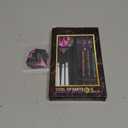 Darts Metal Tip Set 3 Aluminum Shaft Metal Dart Set Professional Darts Steel Tip Sets + Extra Dart Flights 3 Replace Plastic Shafts Beginner or Professional Darts 22g (Purple)