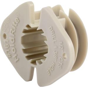 SharkBite 161Z10 1/2 Inch Thru Stud Isolation Clamp, 10 Pack, Pipe Support, PEX, Copper, CPVC