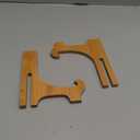 Plate Stand for Display, 6 Inch Plate Holders for Displaying Wooden Folding Picture Frame Holder Tabletop Saucer Rack Bamboo Decorative Table Top Easels for Tables Platter Dish Book Photo and Plaque