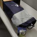 LET'S CAMP Oversized Folding Camping Chair Portable Outdoor Heavy Duty Padded Chairs Lawn Chair with Cup Holder, Storage Pocket and Cooler Bag, Supports 450LBS, for Camp, Travel, Picnic,2 Pack(Blue)