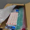 179 Pcs Complete American Mahjong Tiles Set with Bags, Blue Flower