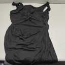 Happy Sailed 2025 Summer Women's Off-Shoulder Dress, A-Line, Side Slits, Open Waist, Size XL