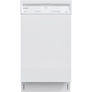 Honeywell 18 Inch Dishwasher with 8 Place settings, 6 Washing Programs, Stainless Steel Tub, UL/Energy Star- Black (white)