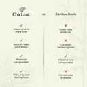 Chic Leaf Palm Leaf Bowls for Rabbits & Small Pets (2.5'', Round, Pack of 75) - Mini Disposable, Compostable, Edible & Chewable Palm Bowls for Bunnies, Hamsters, Guinea Pigs, Chinchillas, Rabbit Toys