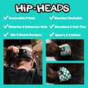 Thick Hair Ties for Men | Durable Hair Bands | Non-Slip Elastic Wristbands | Stylish & Versatile Mens Bracelet | Waterproof Bracelets & Summer Bracelets for Surf, Beach & Everyday Wear