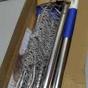 Chicken Catching Net ,Chicken Catcher Leg Hook , Extendable from 33" to 75.5" Made of Stainless Steel Tube Suitable for Catching Small Duck, Goose, Bird, Skunk Bat and Fishnet etc,15.3 x 23.2 Inch Net