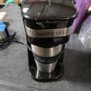 Mixpresso 1-Cup Drip Coffee Maker, Personal Single Serve Coffee Maker & 14oz Travel Mug