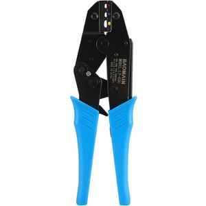 Baomain Ratchet Crimper Plier LY-03C Insulated Terminals Crimping Tools Use for 0.5-6 mm (20-10 AWG) Blue